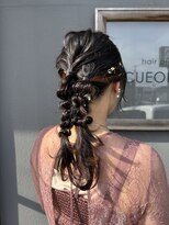 キュオンシア(CUEON. ciea)&nbsp;お呼ばれヘア×編みおろしツイン