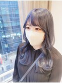 艶グレー池袋モテ髪質改善