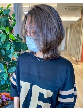 バランス ヘアーアンドアイラッシュ 野田店(balance.) くびれボブ×ハイライト
