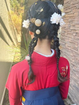ヘアドゥーポジャ 藤岡店(hair Do poja) 袴着付け・ヘアアレンジ