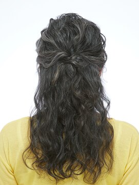 えがお美容室 【えがお美容室】50代・60代の方に☆ロングパーマヘアのアレンジ