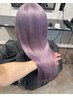 カット＋ケアブリーチ1回(リタッチ含む)＋カラー＋毛髪再生トリートメント