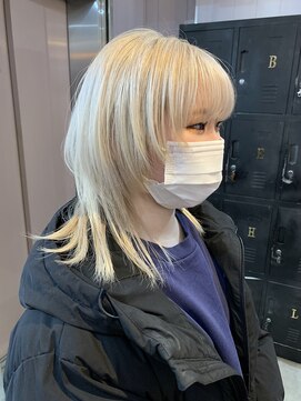 アミ 博多(amie) 抜きっぱなし#ブリーチ#ケアブリーチ【amie博多】