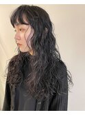 ロングパーマ
