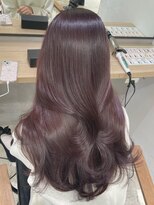 エヌアイ オモテサンドウ(ni omotesando)&nbsp;☆うるつやラベンダーピンクカラー 韓国ヘア ダブルカラー☆