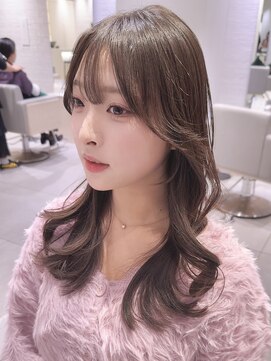 ステアケース 武蔵小杉店(stair:case) 大人かわいいくびれミディアム韓国風レイヤーカット