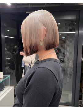 ソル ジングウマエ(SOL JINGUMAE) ☆タッセルボブ×ベージュエンドカラー