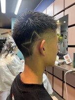 メンズグルーミングナンバーナイン(MEN'S GROOMING NUMBER NINE)&nbsp;ラインアート/姫路メンズパーマ/【早田隼哉】