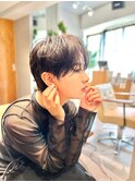 マッシュショート　刈り上げマッシュショート　ハンサムショート