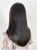 ロング美髪韓国ヘアおくれ毛前髪カット_ba541151
