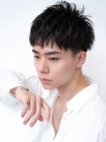 イルハバナ 渋谷(ill HAVANA) 束間/短髪/黒髪/ツーブロック/刈り上げ/モテ/センターパート