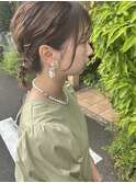 フワッとポニーアレンジ