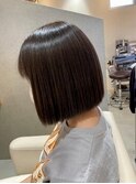 切りっぱなしボブ