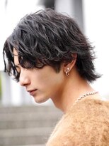 アンサー 渋谷(ANSWER)&nbsp;センターパートニュアンスパーマシャドウパーマフェザーパーマ