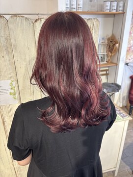 ルモ ヘアー 泉佐野ベイエリア店(Lumo hair) チェリーピンク