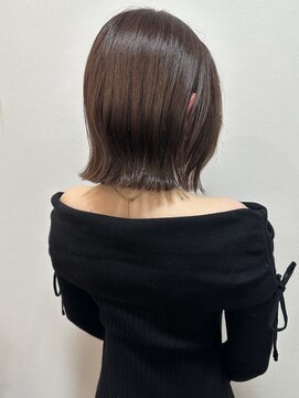 ラシアヘアー(LASIA HAIR) 【LASIA大分/牧駅徒歩5分】切りっぱなしボブ/透明感グレージュ
