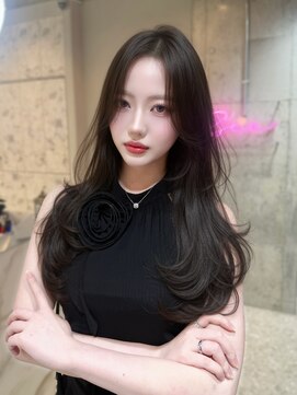 シーシンジュク 新宿南口(Sea shinjuku) 大人ガーリー×ダークアッシュ[似合わせカット/ミディアム]