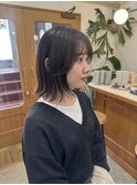 外ハネ韓国前下がりボブ&顔まわりレイヤーボブ似合わせカット