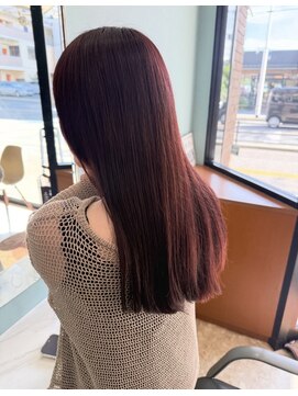 ヘアーサロンクレオ(CREO) チェリーレッド