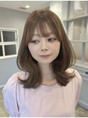 レイヤーカット×コテ巻き