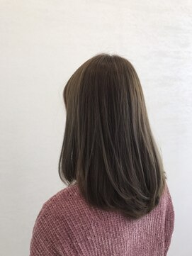 ル クール 柏崎店(Le Coeur) ロングボブグレージュ/20代30代40代50代