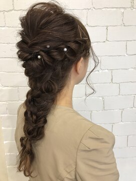 シエル(CIEL) 編みおろし hair  set