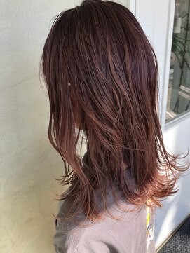 ナイーブヘアデザイン(NAiVE HAIR DESIGN) 【NAiVE hair】ピンクベージュ