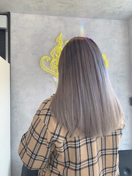 スパークスヘア(Sparks hair) シルバーメタリックグラデーション