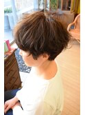 丸みと動きが素敵なマッシュショートです。【BELL桜新町/用賀】