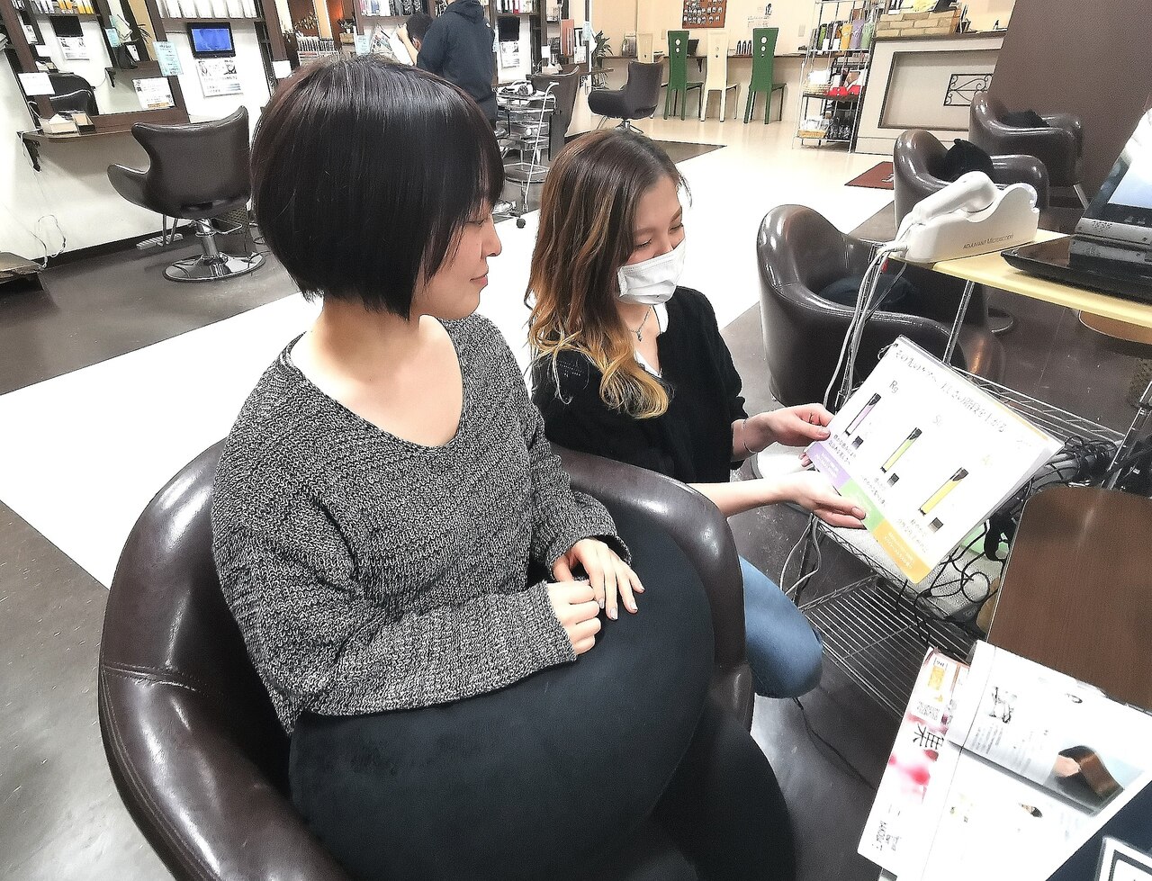 極上のスパシャンプー台で炭酸ヘッドスパ｜グランドヘアメイクノア