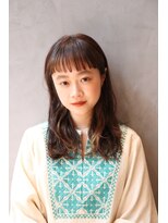 ギフトスパ 川越駅前店(GIFT spa) 眉上束感バングナチュラルウェーブ