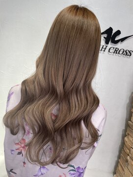アンク クロス 池袋北口店(ANKHCROSS) 《アンククロス  》ベージュ×ハイライト