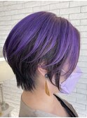 violet color ×　ショート