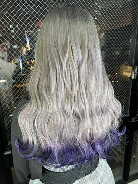 テテ(TETE) ホワイトアッシュ　裾カラー　心斎橋×長堀橋