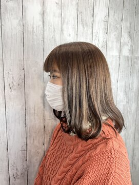 ビューティドレッセヤマノ 池袋パルコ(Beauty Dresse YAMANO) 【ボブ】伸ばしかけチョコブラウンカラー