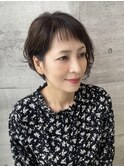 40代50代大人女性☆アシンメトリーショート／小林