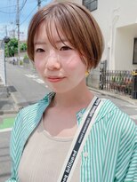 モリオ フロム ロンドン 大宮2号店(morio from London)&nbsp;【なかじま ひびき】アッシュベージュシースルーショートボブ