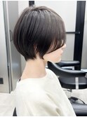 大人丸みショート/前髪長め/ゆったり/短すぎない