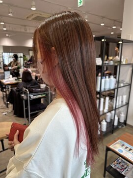 ケーオーエスビューティー(K O S beauty) インナーカラーピンクレッド