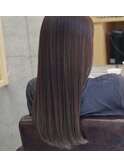 髪質改善縮毛矯正ショコラブラウン
