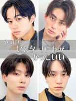 10代20代30代韓国ヘア/センターパート/コンマヘア/パーマ/渋谷