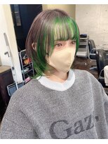 ガルボ ヘアー(garbo hair)&nbsp;ハイトーンフェイスフレーミング10代20代