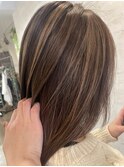 ロングヘア×ハイライト×髪質改善トリートメント