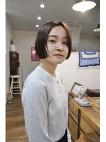 ムク(Muku) 前髪なしのぱつっとボブ