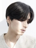 センターパートカルマヘアニュアンスパーマ韓国シャドウパーマ