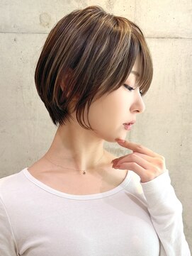 セイドット オモテサンドウ(Say. omotesando) 最新トレンド　耳掛けショート　say.重政　ショート　ハイライト