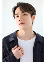 ヘアサロン ガリカ 表参道(hair salon Gallica)&nbsp;<磯貝愛弥>七三アップバングの色気のある毛流れメンズショート