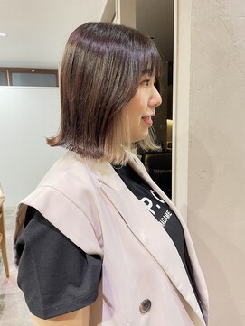 インビテーション 名古屋(invitation) ベージュ系インナーカラー