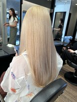 アンシェル(UNCHEL)&nbsp;ロングレイヤーハイトーンカラー髪質改善水素トリートメント