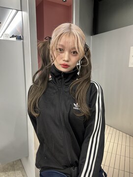 ペレ 梅田(PELE) 前髪/アンブレラカラー/こなれミディ/イメチェン/ウェーブパーマ